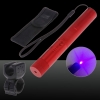 500mW 405nm Starry Sky Style Purple Laser Pointer Waterproof Aluminum Red