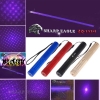 Luz púrpura SHARP ZQ-EAGLE 303zi 200mW 405nm impermeable del cigarrillo de aluminio puntero láser y fósforo Más claro Negro