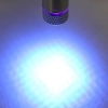 100 mw 405nm new aço invólucro de caleidoscópio céu estrelado estilo roxo luz laser pointer prata à prova d 'água
