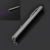 300mW 405nm Purple Light Wasserdichter Laserpointer Stahlgehäuse Silber