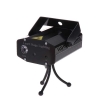 3W LED 6-in-1 Mini Laser Stage Lighting with Remote Controller & Tripod Black