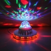 LT-8883 8W Disco iluminação Colorized RGB Luz escurecimento de voz controlado Mini Stage Luz Branca