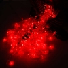 20M 200-LED Christmas Festivals Decoration 8 Working Modes Red Light Waterproof String Light (US Standard Plug)