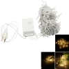 10 Mt 100-LED Weihnachten Festivals Dekoration 8 Arbeitsmodi Warmes Weißes Licht Wasserdichte String Licht (US-Norm Stecker)