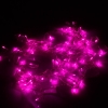 10M 100 LED Festivais de Natal Decoração de 8 modos de funcionamento Rosa Luz impermeável Luz String (Padrão dos EUA ficha)