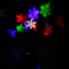 Modelo LT-W660 de Navidad salón decoración de la casa conmutable RGB LED Luz de la etapa Negro