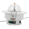 LT-W666 Lampada da soffitto Stile Decorazione natalizia Rotazione automatica LED Luce di scena con Voice Control Bianco