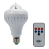 Luz de la etapa LT-W883 E27 base decorativa RGB LED de luz con control por voz blanco y plata