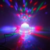 LT-W536 2-in-1 Exquisite Christmas Ballroom Home Decoration RGB Light Rotary LED Stage Light White