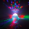 LT-W536 2-in-1 Exquisite Natale Ballroom LED RGB della decorazione della casa rotante fase luce bianca