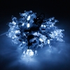 Cadena de luz decorativo diseño de la mariposa Marswell 40-LED de luz blanca solar de la Navidad