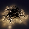 MarSwell 40-LED luce bianca calda di Natale di energia solare Tinkle campana LED String