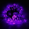 Power Light Viola MarSwell 40-LED di Natale solare Tinkle della Bell LED String