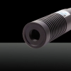5000mW 450nm Blue Light Single-point Style Zoomable Dimmable Stainless Steel Cigarette Lighter Laser Pointer Black