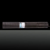 5000mW 450nm azul claro de punto único cigarrillo estilo con zoom regulable de acero inoxidable Más ligero puntero láser Negro