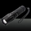 G700 X800 Portable Einstellbarer Fokus Hohe Helligkeit Aluminium Taschenlampe Kit Schwarz