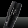 G700 X800 Portable Adjustable Focus High Brightness Aluminum Flashlight Kit Black