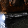 UKing ZQ-G008 XPE-Q5 800LM 3 Modi einstellbar wasserdichte Taschenlampe schwarz