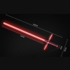 Simulación de Star Wars Cruz 47 "sable de luz de efectos de sonido Estilo de la luz roja del metal Espada láser rojo de vin