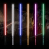 Newfashioned No Sound Effect 39 "Star Wars Lightsaber Spada Laser Light Bianco Argento