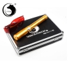 UKing ZQ-j9 8000mW 445nm Blue Beam Single Point Zoomable Laser Pointer Pen Kit Golden