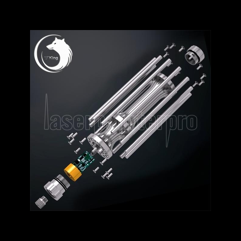 UKing ZQ-15HB 30000mW 650nm Red Beam Zoomable 5-in-1 Laser 