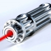 Prata Uking ZQ-15H 2000mW 650nm Red feixe de ponto único Zoomable Laser Pointer Pen
