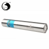 UKing ZQ-j11 4000 mW 473nm Blue Beam único ponto Zoomable Laser Pointer Pen Kit Chrome chapeamento Shell prata