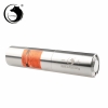 UKing ZQ-j12L 2000mW 520nm Pure Green Beam Single Point Zoomable Laser Pointer Pen Kit Titanium Silver
