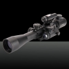 3-in-1 Multifunctional Button Cells 3-9X Magnification Rifle Scope with Laser Sight Black