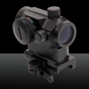 Micro Óptica vista del punto de vista del laser Negro de pilas