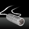 Wuben G340 XP-G2 130lm IPX8 Waterproof Stainless Steel Mini USB Necklace LED Flashlight