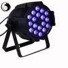 UKING ZQ-B35 240W 18-LED 4-en-1 RGBW Lumière Contrôle Son Auto DMX512 Maître-esclave Modes de synchronisation Lumière de la scène Noir
