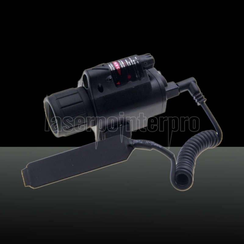 U`King ZQ-8812 650nm 100mW Red Light Laser Sight Kit Black 