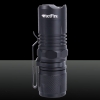 Tactfire 1 x LED 4-Mode Focusing Stretchable Flashlight with Luminous Display Black