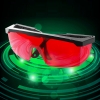 UKing ZQ-YJ04 520-532nm Pointeur Laser Vert Yeux Lunettes de Protection Lunettes de protection Rouge