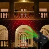 Kshioe Rotate Laser Light LED Decorazione natalizia Paesaggio esterno Lampada prato inglese Spina rossa e verde
