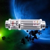 500mW 532nm luz verde ponteiro laser 12 tubo 5 cabeça prata