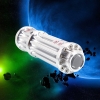 500mW 532nm luz verde ponteiro laser 12 tubo 5 cabeça prata