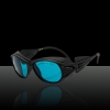 190-380 & 600-760nm Laser olhos óculos de proteção óculos de proteção azul com pano de óculos