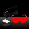 Occhiali protettivi per occhiali laser 200-560nm rossi con panno per occhiali