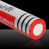 2pcs UltraFire 18650 3.7V 3000mAH recargables Red