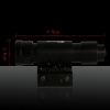 5mW 650nm Hat-shape Red Laser Sight with Gun Mount Black (8802)