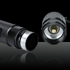 T6 1600LM LED 5 modo de enfoque Linterna Negro