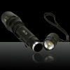 XML-T6 LED 5 Mode Focusing Flashlight Black