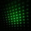 RL851 100mW 532nm Rabo-Button Kaleidoscopic Green Laser Pointer Pen Preto