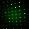 RL853 150mW 532nm Schwanz-Taste Kaleidoscopic Green Laser Pointer Pen Silber Grau