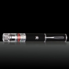 50mW 532nm Short-Feder-Form Side-Taste Kaleidoscopic Green Laser Pointer Pen Schwarz