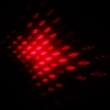 Red Light 200MW professionale puntatore laser con 5 teste e confezione (18650 / CR123A Lithium Battery) Nero