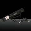 Pointeur laser rouge professionnel 300MW avec boîte (batterie au lithium 18650/16340) noir